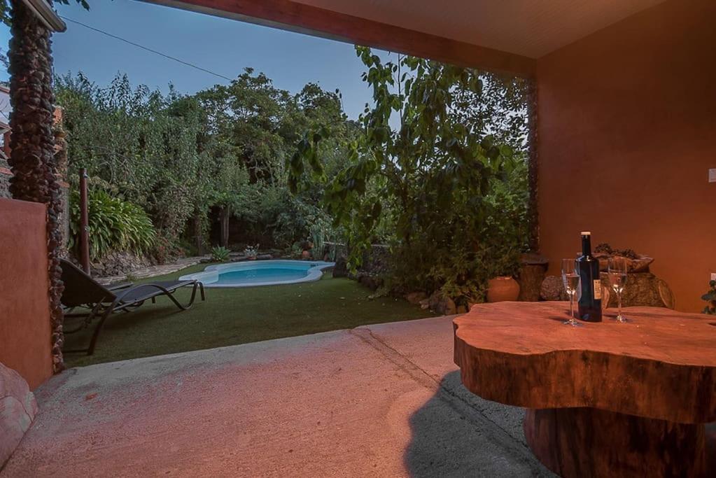 Los Matos, Canarian House In Valleseco Bagian luar foto