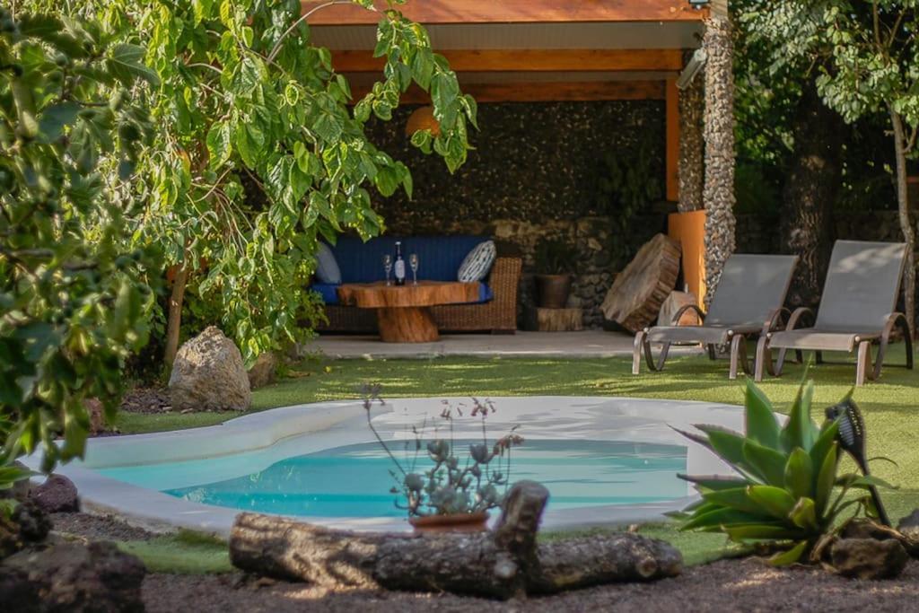 Los Matos, Canarian House In Valleseco Bagian luar foto