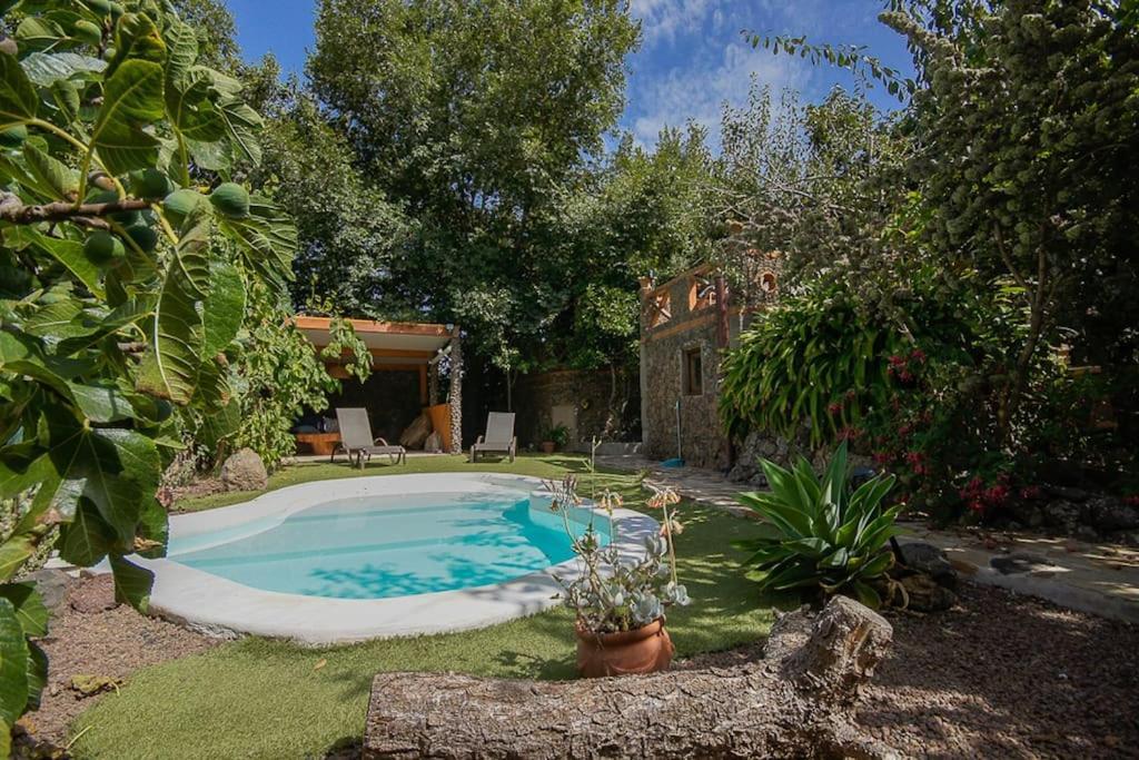 Los Matos, Canarian House In Valleseco Bagian luar foto